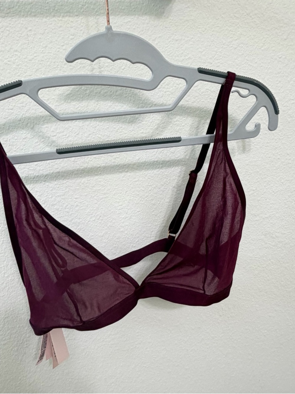 Victoria's Secret Sheer Mesh Bralette in Plum - Picture 8 of 10